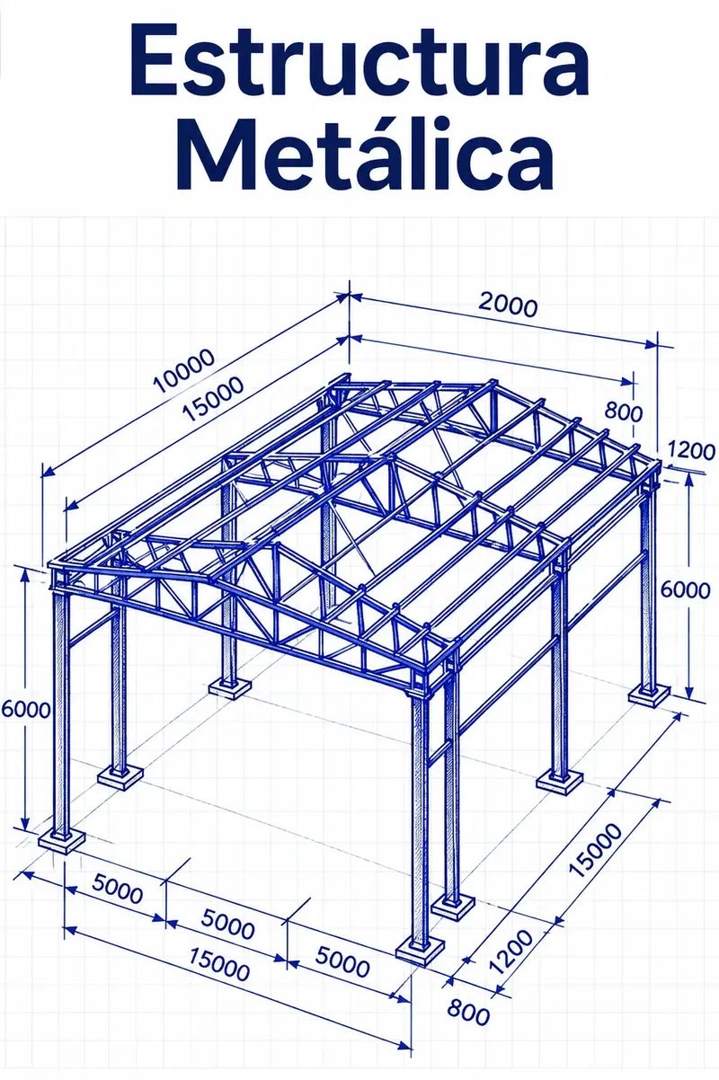 Proyecto de herrería — Estructura metálica